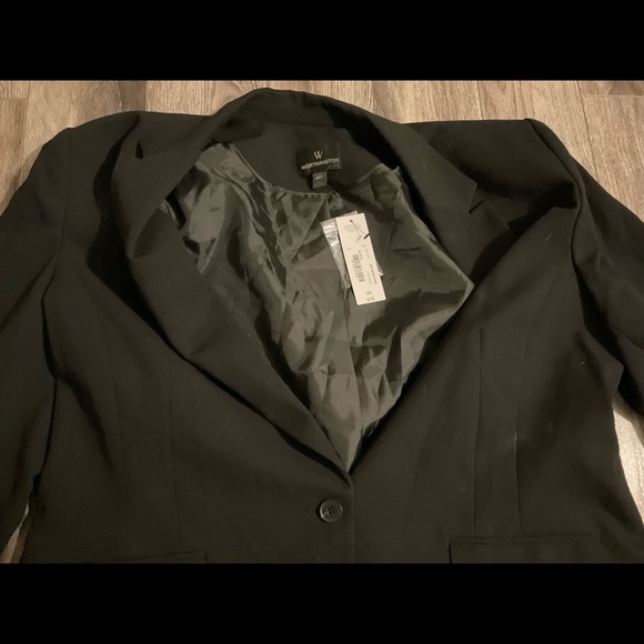 Worthington 20 T Women’s Black Blazer - Picture 2 of 3